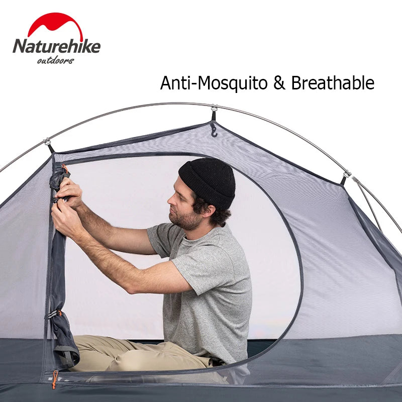 Naturehike Tent 1 2 Person Cycling Tent Ultralight Camping Tent Fishing Tent Waterproof Sun Shelter Canopy Outdoor Travel Tent