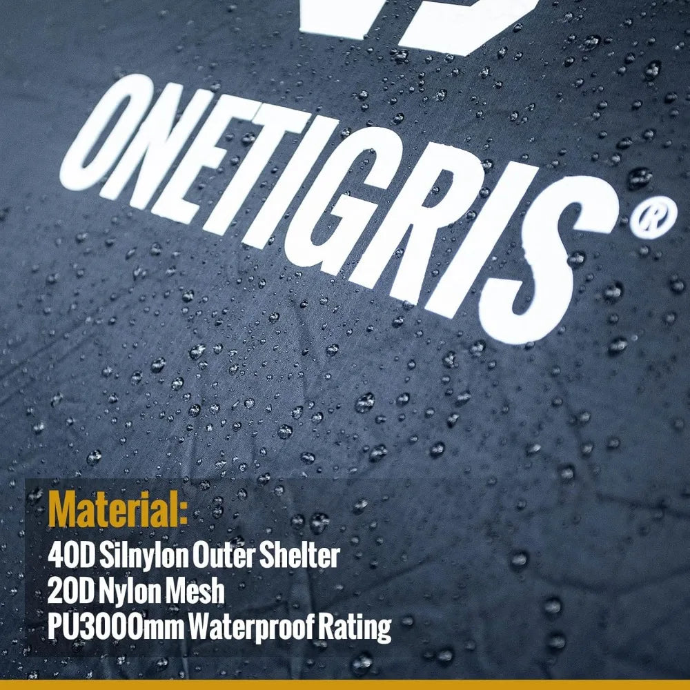 OneTigris COMETA Camping Tent, Detachable Inner Mesh Tent & Portable Carry Bag Included, Easy Setup, Waterproof Windproof Tunnel
