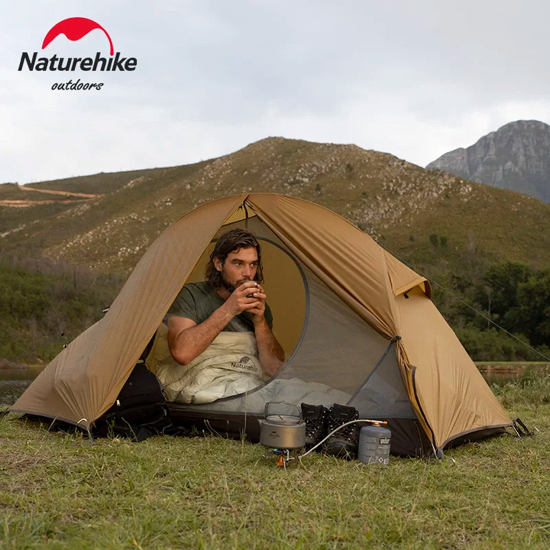 Naturehike Tent 1 2 Person Cycling Tent Ultralight Camping Tent Fishing Tent Waterproof Sun Shelter Canopy Outdoor Travel Tent