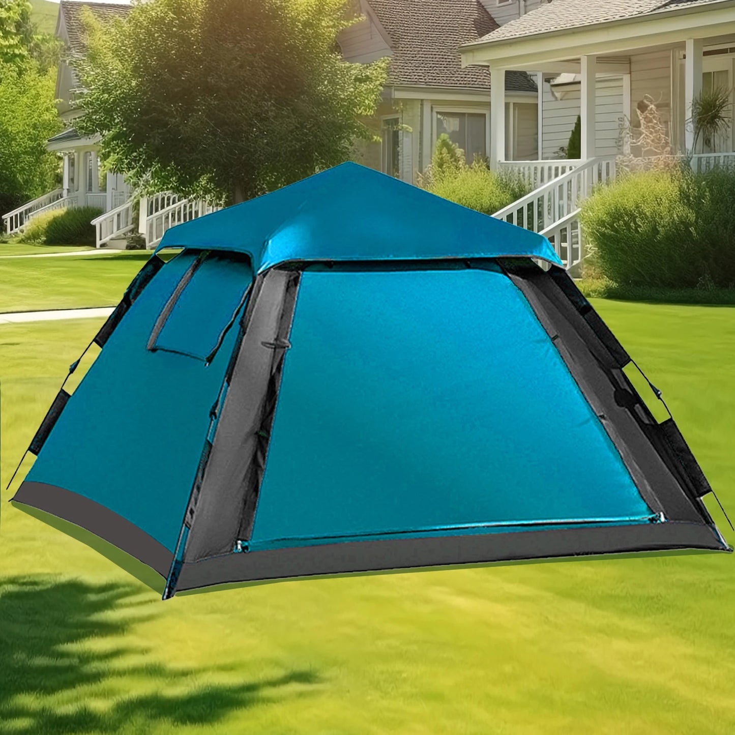 Outdoor Automatic Quick Open Tent Waterproof Camping Tent 3-4 Person Instant Setup Tent